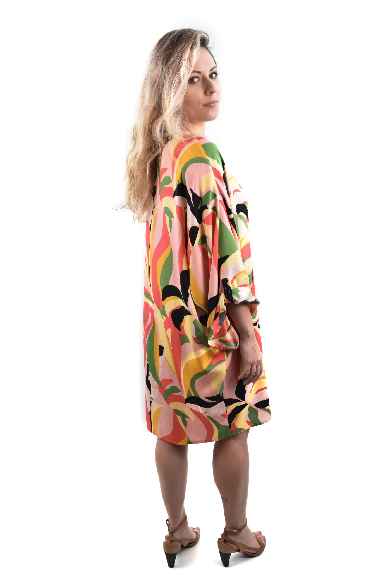 ETE Robe Héroïne en viscose issue du recyclage taille unique – Image 2