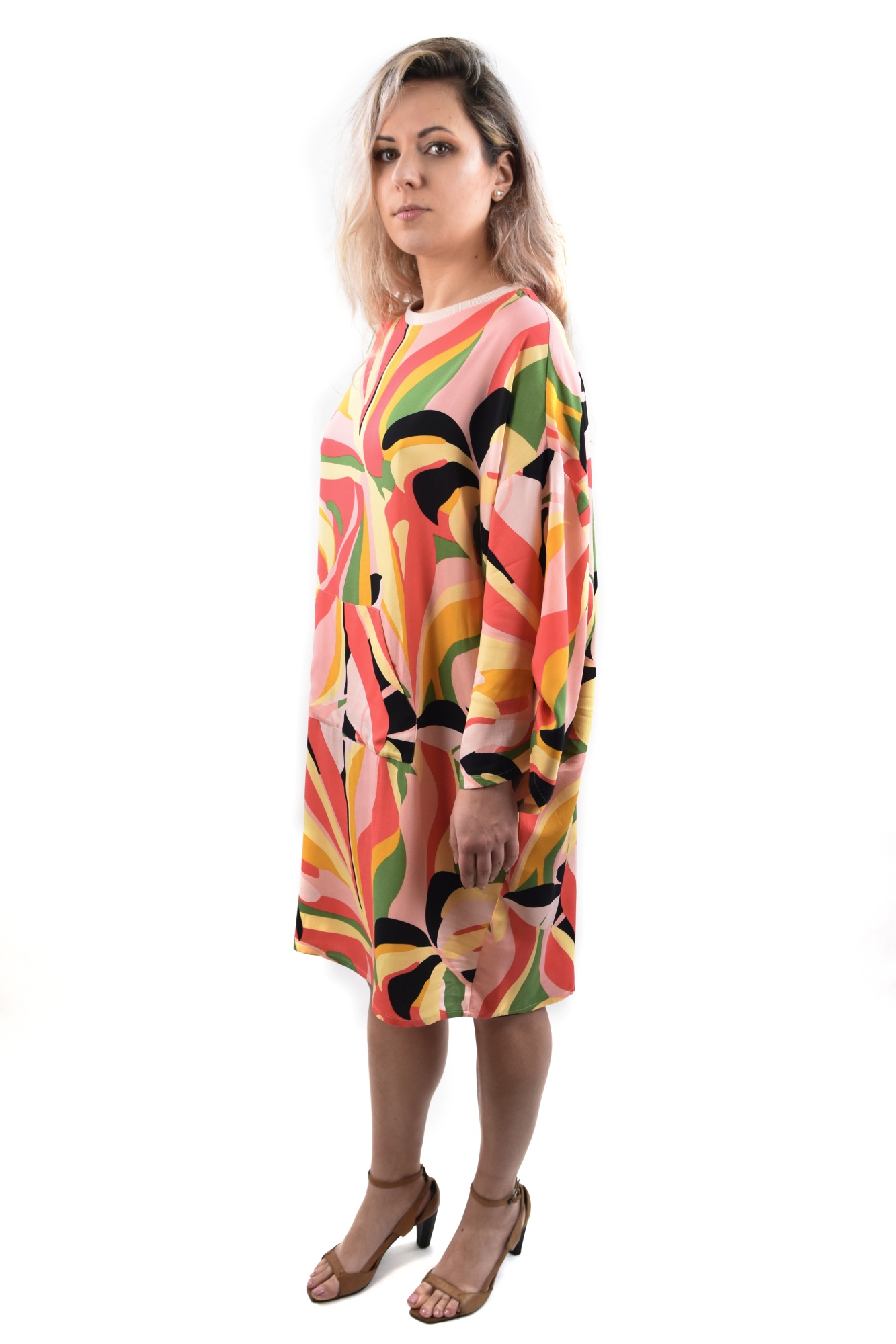 ETE Robe Héroïne en viscose issue du recyclage taille unique – Image 3