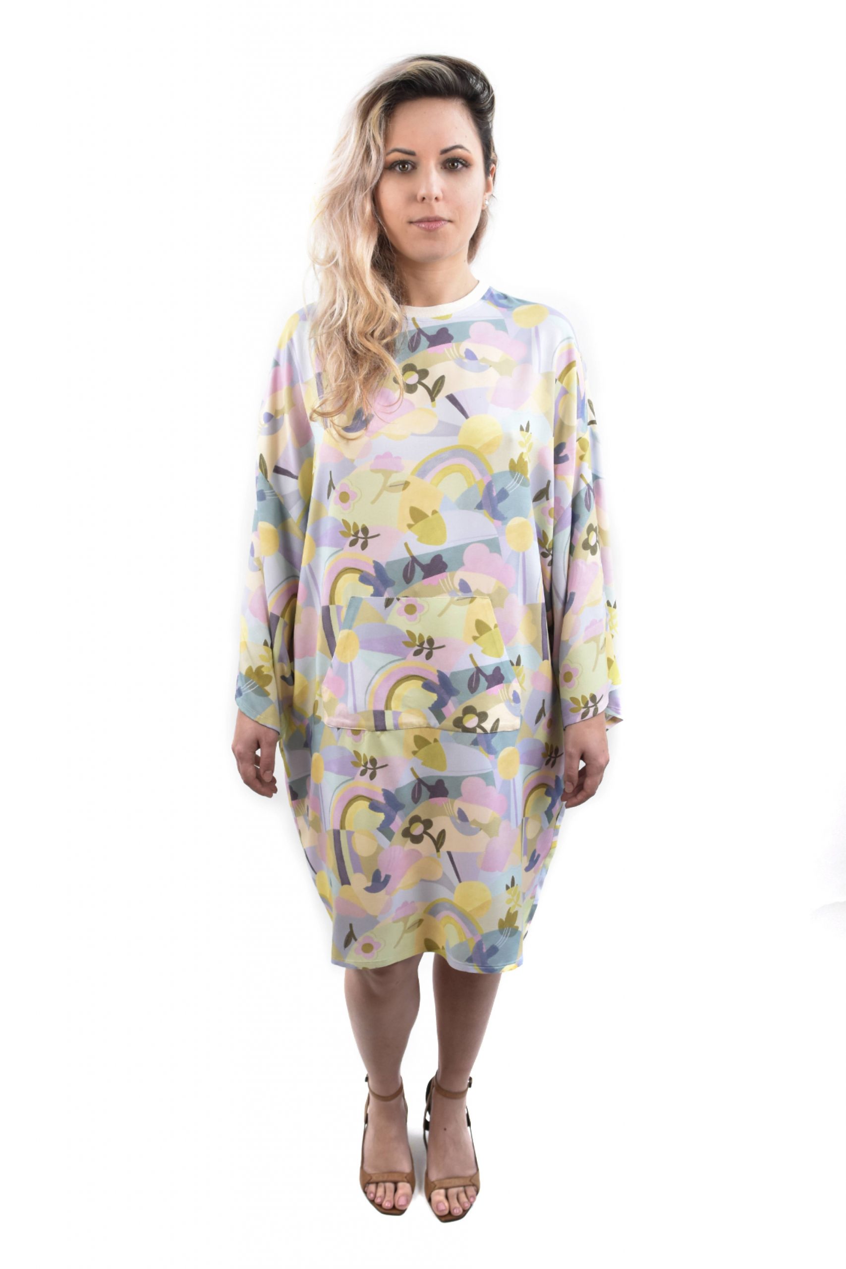 Robe Héroïne en éco-viscose taille unique