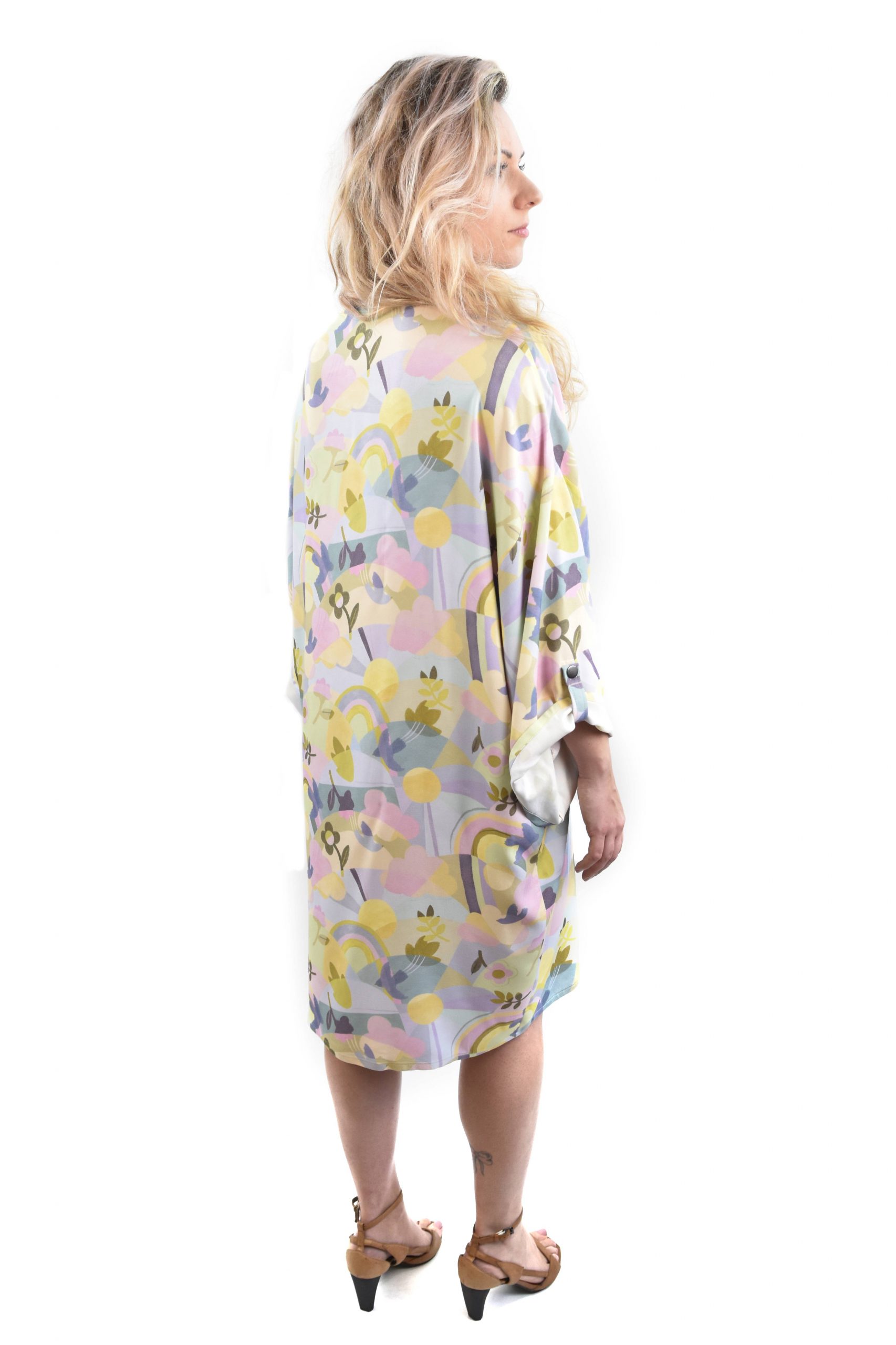 Robe Héroïne en éco-viscose taille unique – Image 3