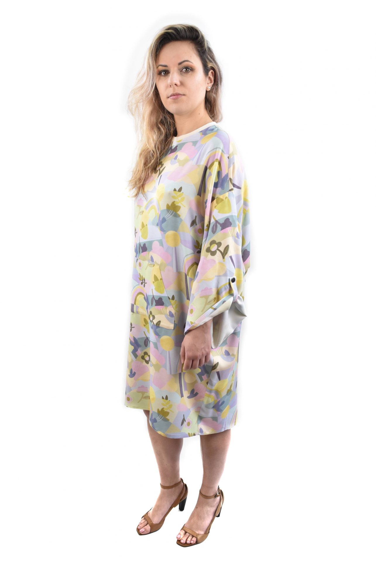 Robe Héroïne en éco-viscose taille unique