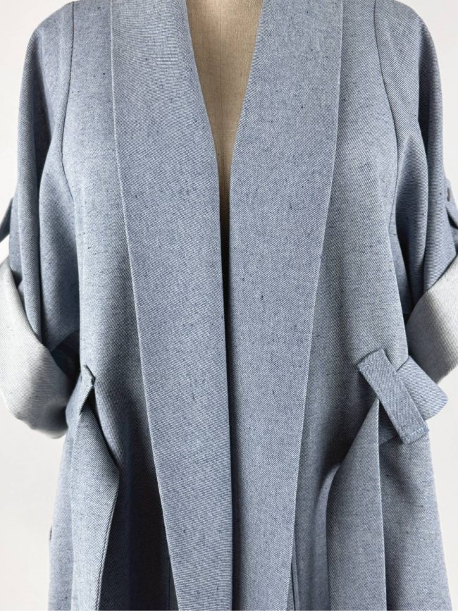 PIÈCE UNIQUE  -  Robe-manteau Plume taille 48/52 – Image 7