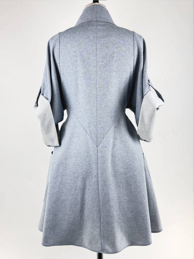PIÈCE UNIQUE  -  Robe-manteau Plume taille 48/52 – Image 10