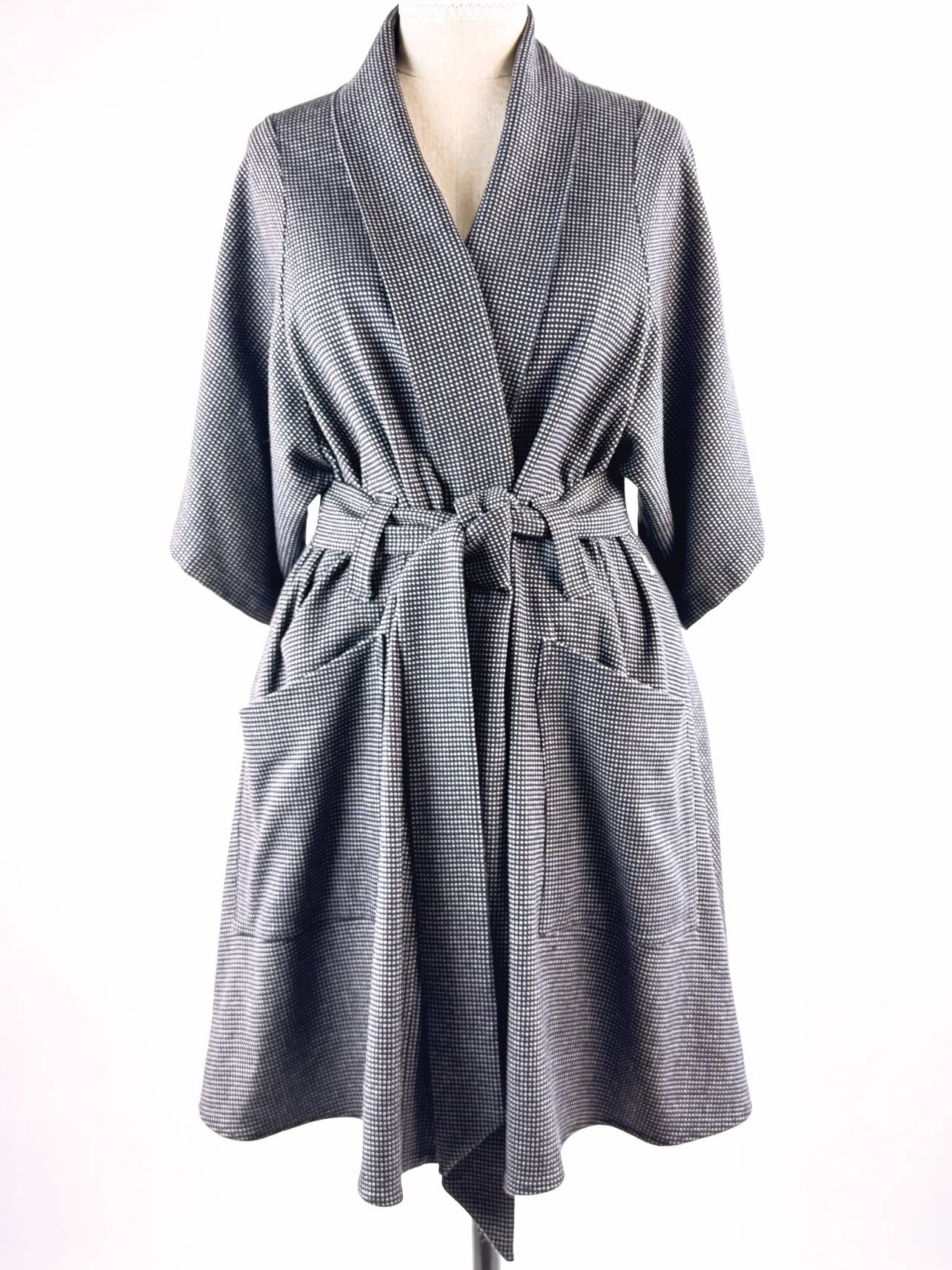 PIÈCE UNIQUE  –  Robe-manteau Primevert taille 42/46