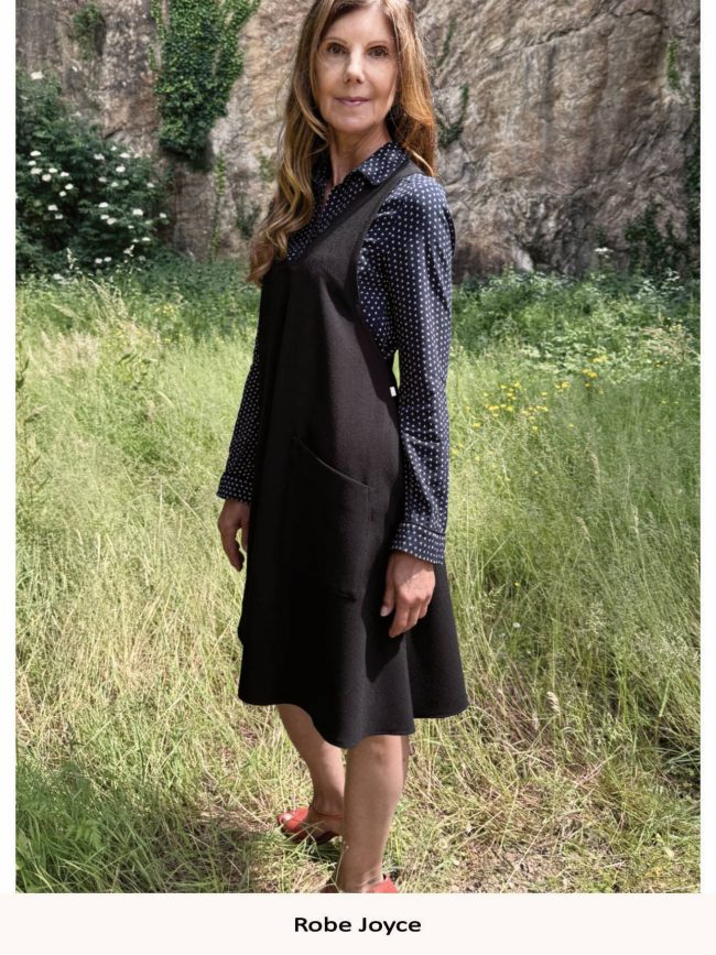 Robe en nid d'abeille poches passepoilées toute taille couleur au choix – Image 16