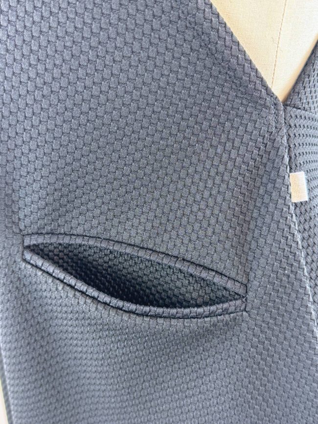 Robe en nid d'abeille poches passepoilées toute taille couleur au choix – Image 3