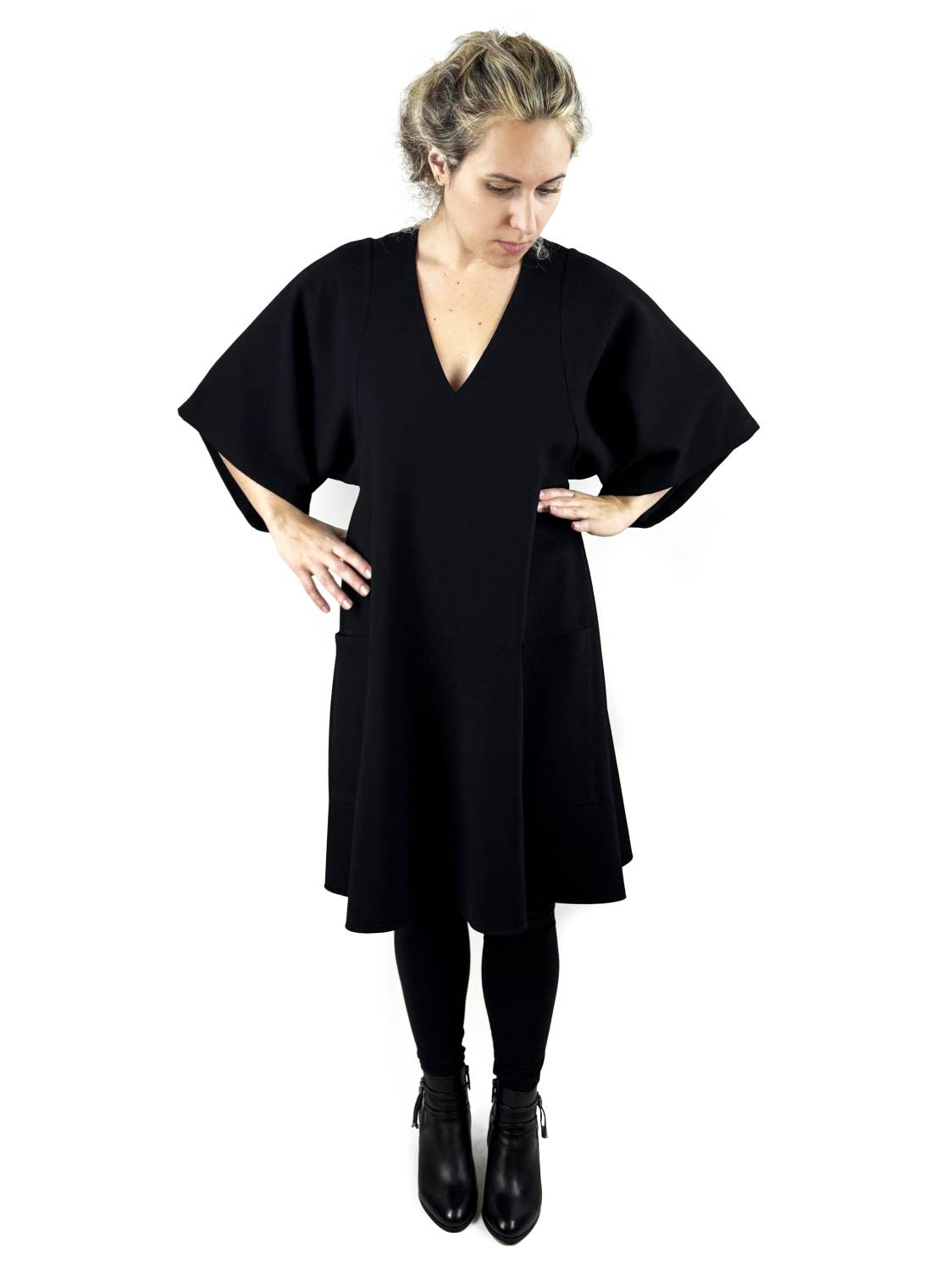 Robe Josie en crêpe tailles XS, M, XL & XXL