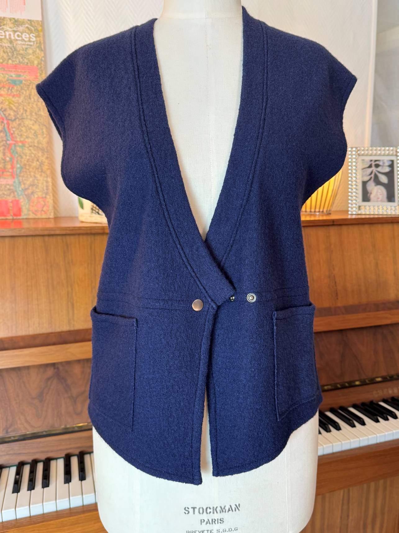 EXCLU WEB  -  PIÈCE UNIQUE  -  Gilet Edi-Louise taille 1 (34/38)
