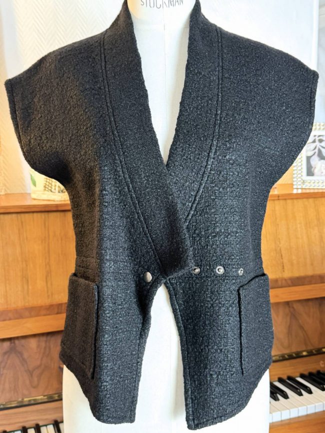 EXCLU WEB  -  PIÈCE UNIQUE  -  Gilet Edi-Louise taille 1 (34/38)