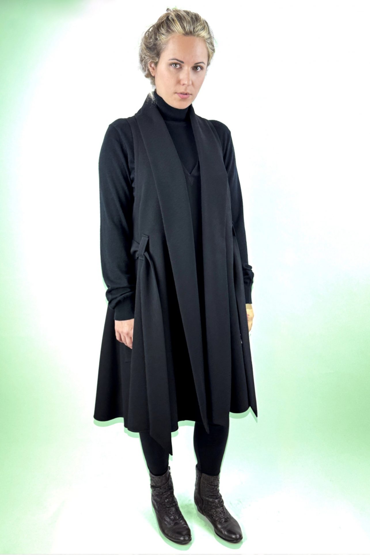 Robe-manteau Jino noire taille S